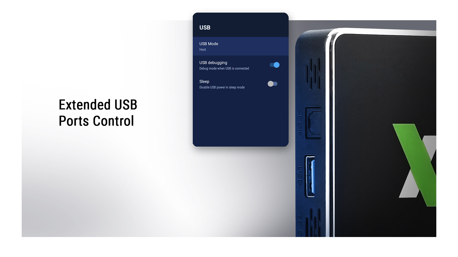 Ugoos X4Q PRO внешний USB накопитель