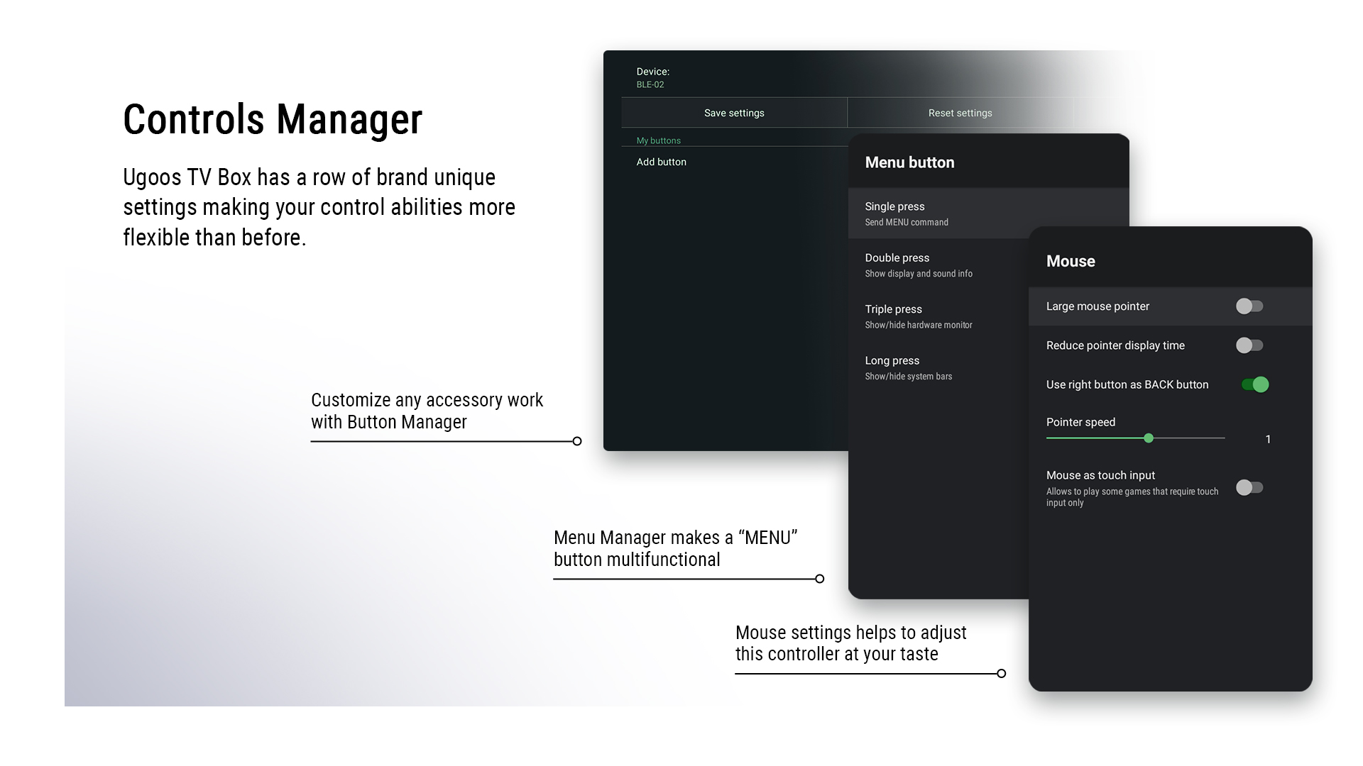 Ugoos Control manager Ugoos Control manager